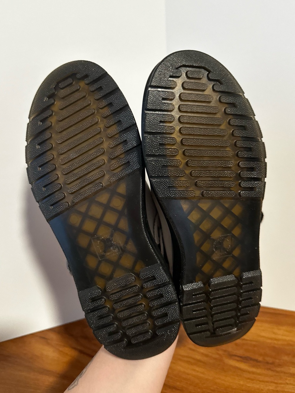 Dr Martens Brookline Suede Mule Mist Grey - Picture 5 of 10
